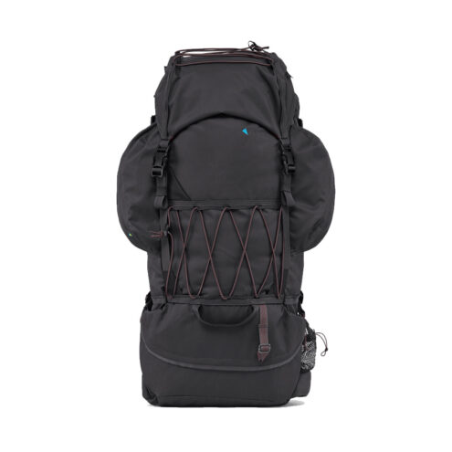 Klättermusen Ymer 2.0 Backpack vandringsryggsäck 75L + 15L (unisex) i färgen raven