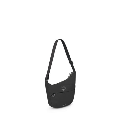 en svart Osprey Daylite Crossbody Pouch axelväska (unisex)