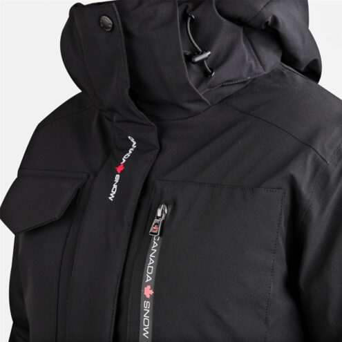 detaljer av Canada Snow Leight Parkas vinterjacka (dam)