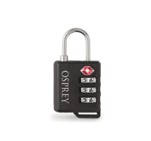 Osprey Padlock Black hänglås (unisex) i svart