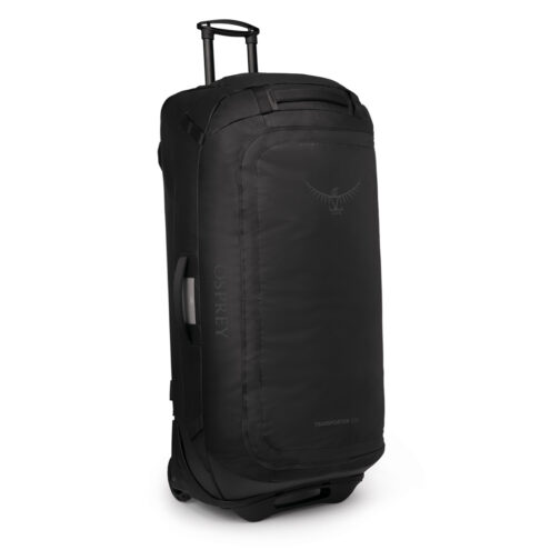 Framsida av Osprey Transporter Wheeled Duffel 120L resväska (unisex)