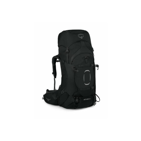 Osprey Aether 65L Extended Fit vandringsryggsäck (herr) i färgen svart