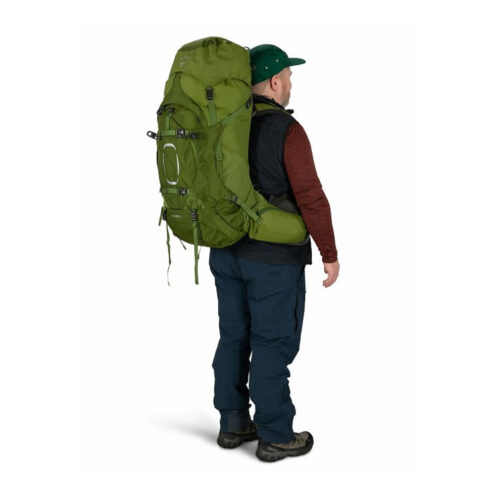 Baksida av Osprey Aether 65L Extended Fit vandringsryggsäck (herr)