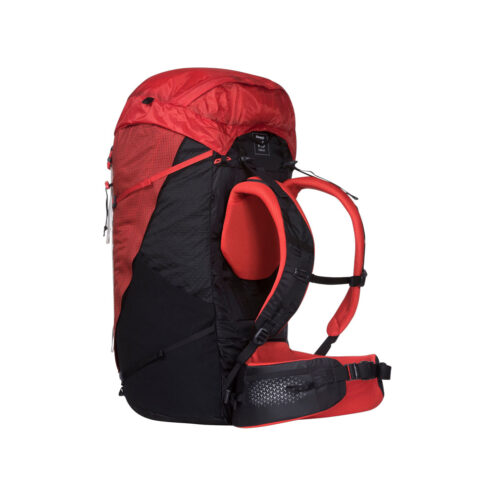 Bergans Helium V5 55L ryggsäck (dam) snett bakifrån