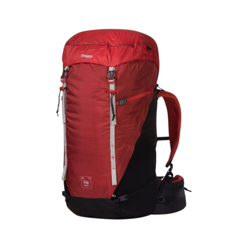 Bergans Helium V5 55L ryggsäck (dam) i rött